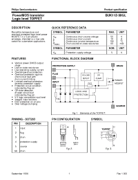 Datasheet BUK112-50GL manufacturer Philips