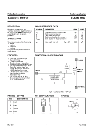 Datasheet BUK118-50DL manufacturer Philips