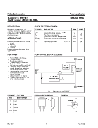 Datasheet BUK128-50DL manufacturer Philips