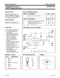 Datasheet BUK201-50X manufacturer Philips