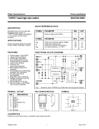 Datasheet BUK218-50DC manufacturer Philips