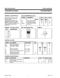 Datasheet BUK436-800A manufacturer Philips