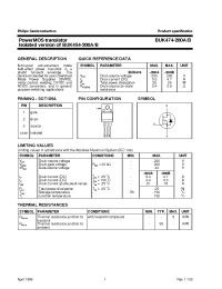 Datasheet BUK474-200A manufacturer Philips