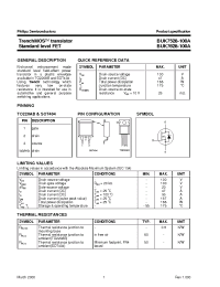 Datasheet BUK7528-100A manufacturer Philips