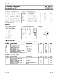 Datasheet BUK7614-55A manufacturer Philips