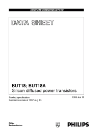 Datasheet BUT18 manufacturer Philips