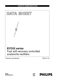 Datasheet BYD52D manufacturer Philips