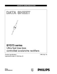 Datasheet BYD73A manufacturer Philips