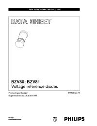 Datasheet BZV80 manufacturer Philips