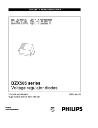 Datasheet BZX585-C51 manufacturer Philips