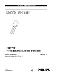 Datasheet ED1702L manufacturer Philips