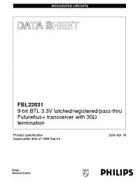 Datasheet FBL22031 manufacturer Philips