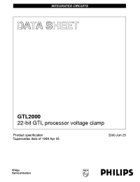 Datasheet GTL2000 manufacturer Philips