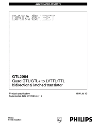 Datasheet GTL2004 manufacturer Philips
