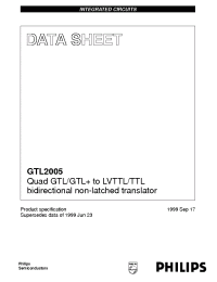 Datasheet GTL2005 manufacturer Philips