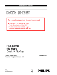 Datasheet HEC4027BTD manufacturer Philips