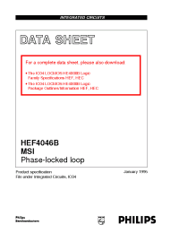 Datasheet HEF4046BDB manufacturer Philips