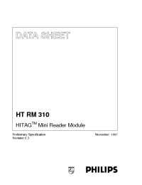 Datasheet HTRM310 manufacturer Philips