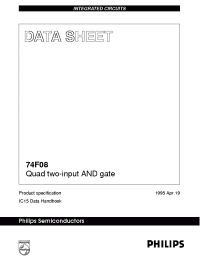 Datasheet I74F08D manufacturer Philips