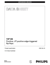 Datasheet I74F109N manufacturer Philips