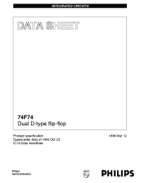 Datasheet I74F74D manufacturer Philips