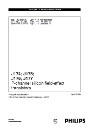 Datasheet J174 manufacturer Philips