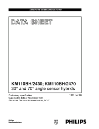 Datasheet KM110BH manufacturer Philips