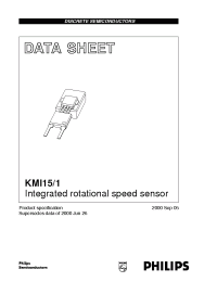 Datasheet KMI15/1 manufacturer Philips