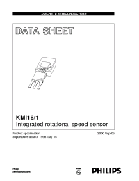 Datasheet KMI16/1 manufacturer Philips