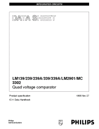 Datasheet LM239AN manufacturer Philips