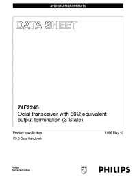 Datasheet N74F2245D manufacturer Philips