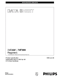 Datasheet N74F399D manufacturer Philips