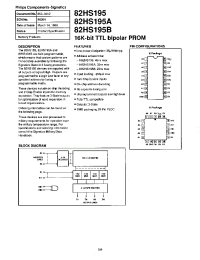 Datasheet N82HS195A manufacturer Philips