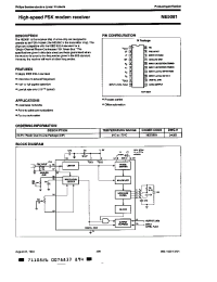 Datasheet NE5081 manufacturer Philips