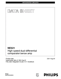 Datasheet NE521 manufacturer Philips