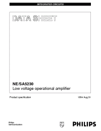Datasheet NE5230N manufacturer Philips