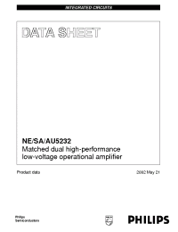 Datasheet NE5232 manufacturer Philips