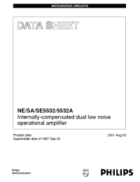 Datasheet NE5532AFE manufacturer Philips