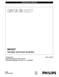 Datasheet NE5537FE manufacturer Philips