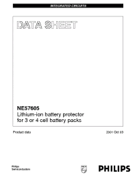 Datasheet NE57605 manufacturer Philips