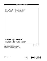 Datasheet OM5604 manufacturer Philips