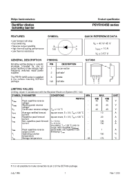 Datasheet PBYR1040B manufacturer Philips