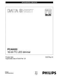 Datasheet PCA9532 manufacturer Philips