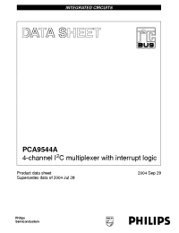 Datasheet PCA9544AD manufacturer Philips