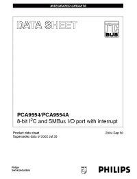 Datasheet PCA9554A manufacturer Philips