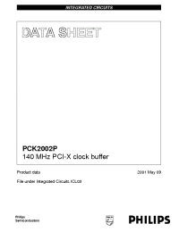 Datasheet PCK2002PD manufacturer Philips