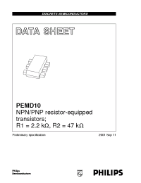 Datasheet PEMD10 manufacturer Philips