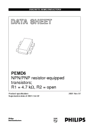 Datasheet PEMD6 manufacturer Philips