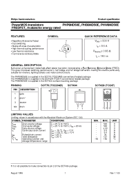 Datasheet PHP8ND50E manufacturer Philips