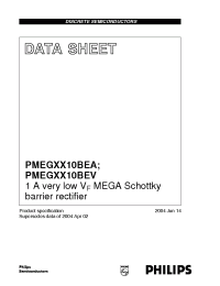 Datasheet PMEG3010BEV manufacturer Philips